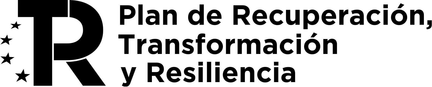 Logotipo del plan de Recuperación, transformación y Resilencia